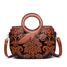 Load image into Gallery viewer, National Style One Shoulder Soft Leather Large Capacity Bag
