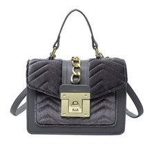 Load image into Gallery viewer, Fashion Velvet Lady's One-shoulder Small Messenger Bag
