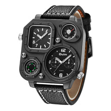 Load image into Gallery viewer, Men's Multifunctional Sports Square Punk Dual Display Watch

