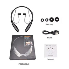 Load image into Gallery viewer, Neck Style Wireless Sports Stereo Bluetooth Headphones
