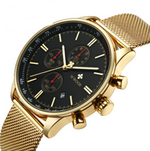 Load image into Gallery viewer, Multi-function Men's Sports Watch Mesh Belt Quartz Watch
