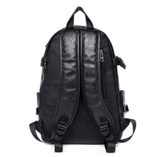 Load image into Gallery viewer, Leisure PU Large Capacity Backpack For Men And Women
