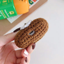 Load image into Gallery viewer, Plush Brown Bear Bluetooth Headset Case
