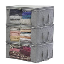 Load image into Gallery viewer, Non-woven Wardrobe Storage Bag Quilts Clothing
