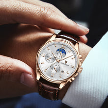 Load image into Gallery viewer, Three-eye Six-pin Watch Sports Waterproof
