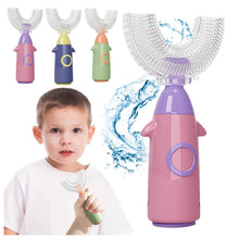 Load image into Gallery viewer, Manual Children's U-shaped Toothbrush Silicone Toothbrush
