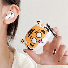 Load image into Gallery viewer, Tiger Wireless Earphone Cartoon Protective Case

