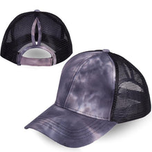 Load image into Gallery viewer, Tie-dye Ponytail Baseball Cap
