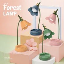 Load image into Gallery viewer, Flower LED Desk Lamp Student Bedroom Room Lighting Touch Reading Lamp
