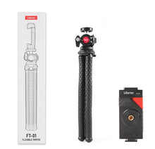 Load image into Gallery viewer, Black Octopus Mobile Phone Clip Gimbal Tripod Set
