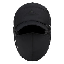 Load image into Gallery viewer, Men's Ear Protection Face Bomber Hats Thicker Plus Velvet Warm Women Winter Hat Outdoor Cycling Snow Male Bone Cap Ski Hat
