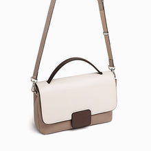 Load image into Gallery viewer, Women's All-match Color Contrast Leather Messenger Bag
