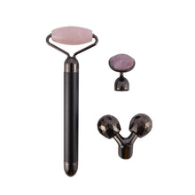 Load image into Gallery viewer, 3 In 1 Vibrating Facial Jade Roller Set
