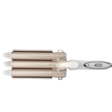 Load image into Gallery viewer, Professional Curling Iron Ceramic Triple Barrel Hair style Hair Waver
