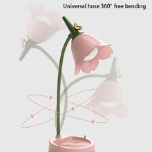 Load image into Gallery viewer, Flower LED Desk Lamp Student Bedroom Room Lighting Touch Reading Lamp
