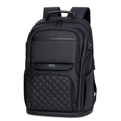 Men's Elegant Black Business Backpack