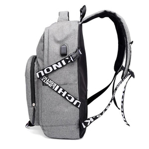 Men's Laptop Backpack USB Charge Backpacks for Teenagers