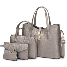 Load image into Gallery viewer, Solid Color Four-piece Handbags For Women's All Occasions
