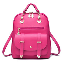 Load image into Gallery viewer, Women's Fashion PU Leather Dual-use Backpack
