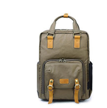 Load image into Gallery viewer, Professional Photo Bag Simple Light Canvas Fashion Backpack
