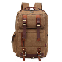 Load image into Gallery viewer, Men's Canvas Travel Backpack For All Occasions
