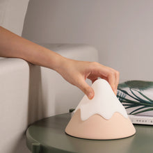 Load image into Gallery viewer, Snow Mountain Induction Night Light Timing Table Lamp
