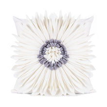 Load image into Gallery viewer, Fashion Modern Style White Throw Pillows Velvet Stitching
