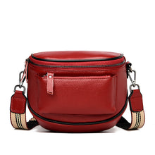 Load image into Gallery viewer, Fashion Lady's Leather One-Shoulder Saddle Bag
