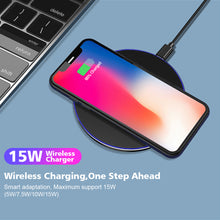 Load image into Gallery viewer, Wireless Charger Induction Type C Fast Charging Pad
