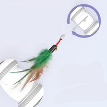 Load image into Gallery viewer, Interactive Cat Toy With Interchangeable Pet Feather Toys
