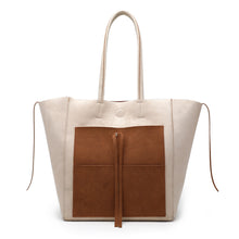 Load image into Gallery viewer, Contrast Color Large Capacity Shoulder Bag For Women
