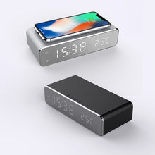 Load image into Gallery viewer, LED Electric Alarm Clock With Wireless Charger
