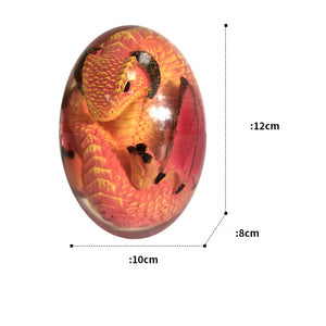 LED Lava Dragon Egg Ornamental Collection Decor Dinosaur Egg