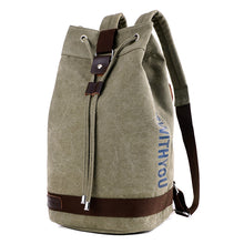 Load image into Gallery viewer, Casual Canvas Multifunctional Drawstring Backpack
