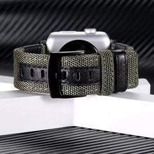 Load image into Gallery viewer, Fashionable Simple Color Contrast Canvas Watch Wristband
