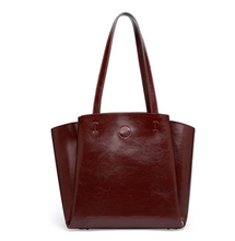 Load image into Gallery viewer, Pleated Leather Shoulder Bag
