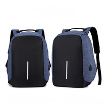 Load image into Gallery viewer, Multi-Functional Water Resistant USB Notebook Backpack Bag
