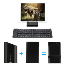 Load image into Gallery viewer, Folding Metal Bluetooth Foldable Keyboard Mini Bluetooth
