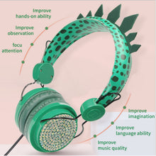 Load image into Gallery viewer, Head-mounted Children's Wired Headset With Wheat Cartoon
