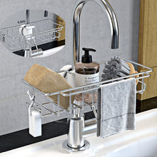 Load image into Gallery viewer, Stainless Steel Sink Storage Rack Kitchen Bathroom
