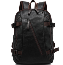Load image into Gallery viewer, New Men's Backpack Fashion Style Leather School Bag
