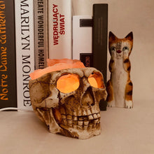 Load image into Gallery viewer, Skull Crystal Salt Lamp USB Dimmable

