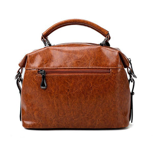 Oil-wax Leather Lady's Bag Leather Handbag Shoulder Bag