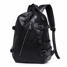 Load image into Gallery viewer, Leisure PU Large Capacity Backpack For Men And Women

