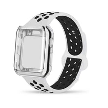 Load image into Gallery viewer, Two Tone Sports Porous Breathable Silicone Strap
