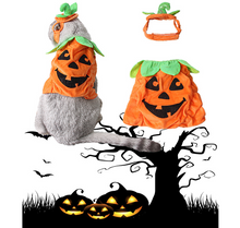 Load image into Gallery viewer, Halloween Pet Cats Costume Props Creative Pumpkin
