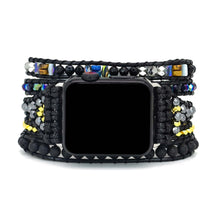 Load image into Gallery viewer, Retro Woven Watch Band Natural Stone Bead Strap Bracelet
