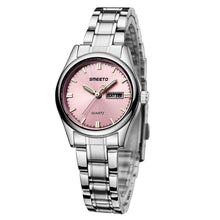 Load image into Gallery viewer, Stainless Steel Strap Watch For Office Ladies
