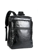Load image into Gallery viewer, Waterproof 15.6 inch PU Leather Laptop Backpack For Men
