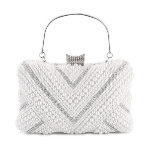 Pearl Clutch Bag Evening Dress Bridal Bag